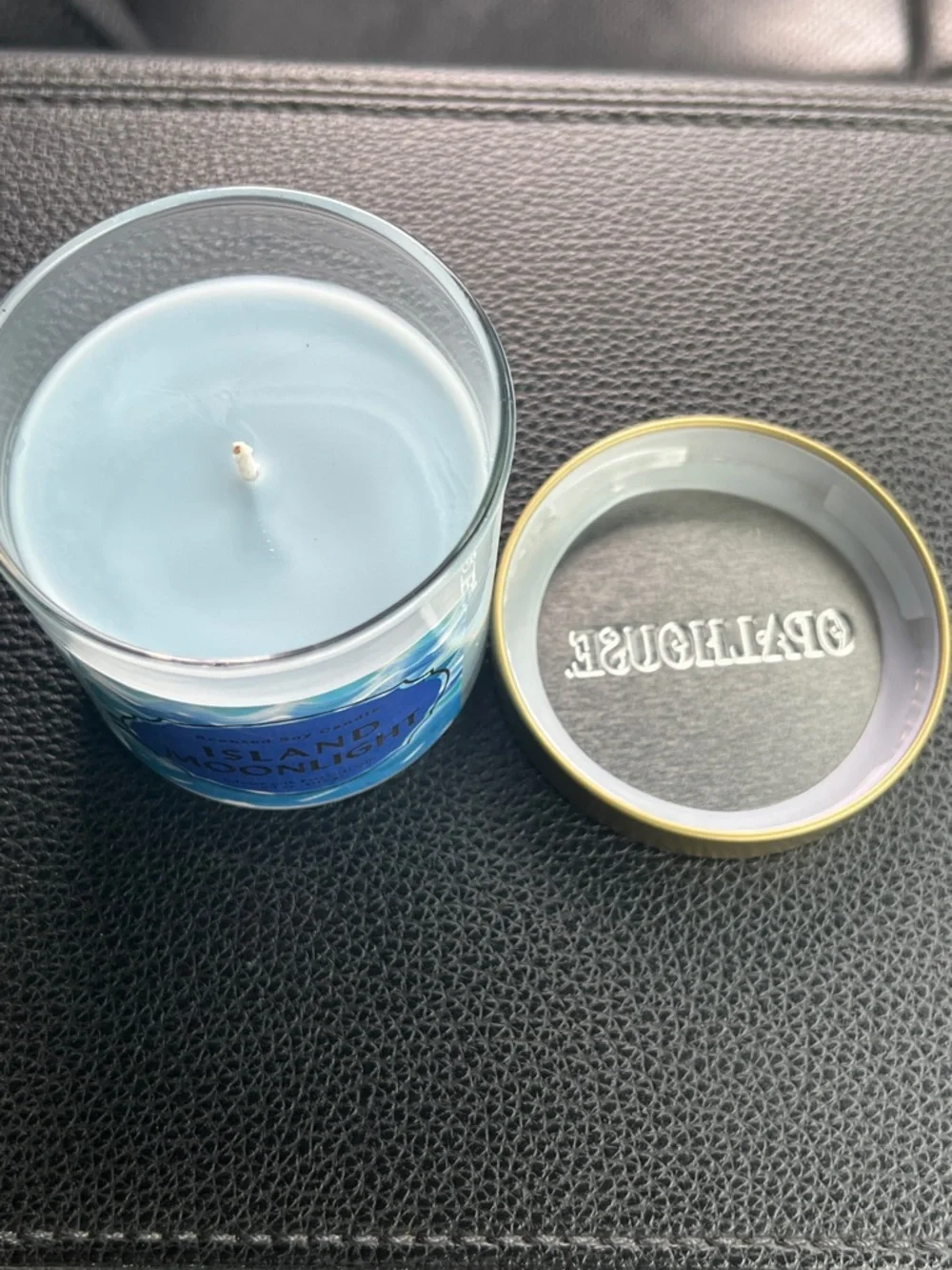 Opalhouse Island Moonlight Blue & Gold Scented Soy Candle - Picture 2 of 2